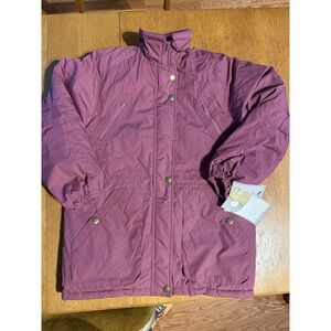 Current Seen Women's M Down Jacket Plum Purple 80s‎ 90s NOS Vintage Puffer Coat